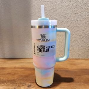 JUST RELEASED Stanley Quencher H2.0 FlowState Tumbler, Warm Serene Brushstrokes